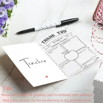 Geelfland Teacher Appreciation Cards - Heartfelt Gratitude