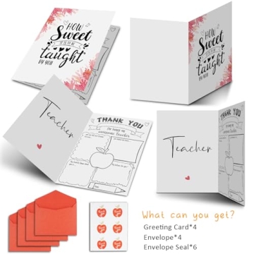 Geelfland Teacher Appreciation Cards - Heartfelt Gratitude