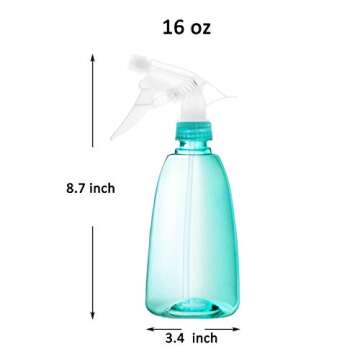 Youngever 6 Pack 16 Ounce Colorful Spray Bottles