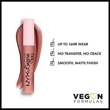 NYX PROFESSIONAL MAKEUP Lip Lingerie XXL Matte Liquid Lipstick in Undress'd (Pink Nude)