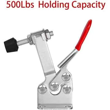 Accessbuy Toggle Clamp 225D 500Lbs Holding Capacity Heavy Duty Large Hold Down Clamp Quick-Release Horizontal Clamp（2Pack)