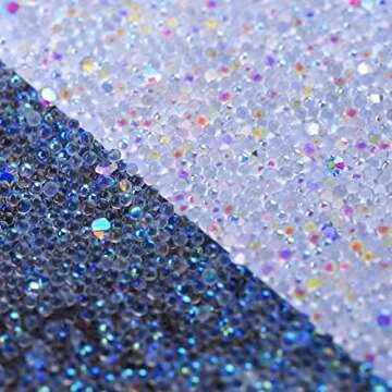 4 Bottle Micro Rhinestones for Stunning Nail Art and Crafts