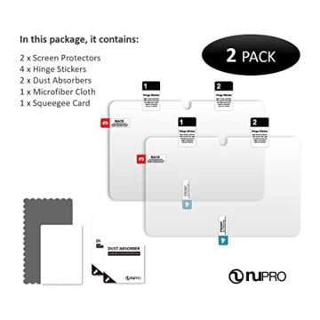 NuPro Anti-Glare Screen Protector with Antimicrobial Technology for Amazon Fire 7 Tablet (12th generation, 2022 release), 2-pack