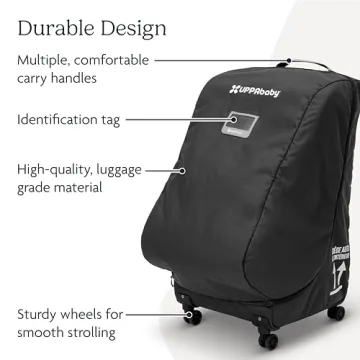 UPPAbaby Travel Bag for Car Seats with Smooth Wheels