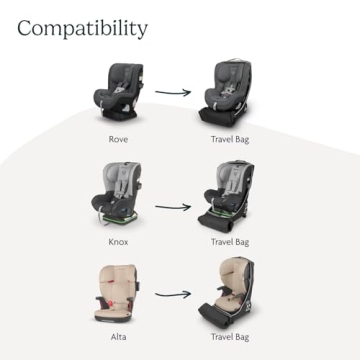 UPPAbaby Travel Bag for Car Seats with Smooth Wheels