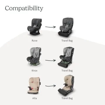 UPPAbaby Travel Bag for Car Seats with Smooth Wheels