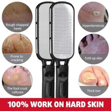 Antonki 2-in-1 Callus Remover Foot File for Smooth Feet