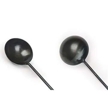 ZhenSanHuan Chinese Traditional HandMade Iron Spatula & Ladle Wok Tool Set,Long wok utensils (Ladle and Spatula Set)