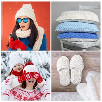 3 Rolls Soft Fluffy Finger Blanket Yarn for DIY Crafts