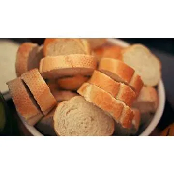 Zassenhaus Manual Bread Slicer, Classic Hand Crank Home Bread Slicer (Red)