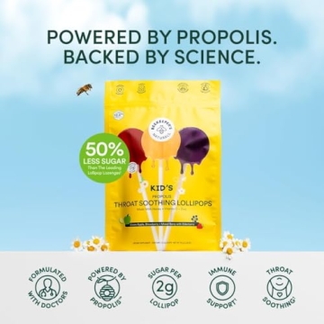 Kids Immune Support Lollipops with Vitamin D & Honey