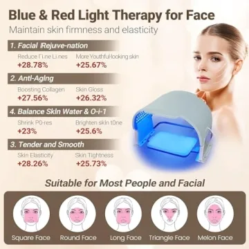 Toponechoice LED Face Mask for Radiant Skin at Home