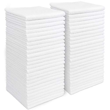 AIDEA Microfiber Cleaning Cloths 50-Pack for Home Cleaning
