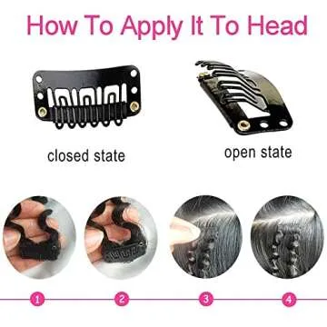 3C 4A Kinky Curly Clip in Hair Extensions Human Hair for Black Women - 8Pcs 18Clips Double Weft Brazilian Remy Human Hair Thick to Ends 120G/4.2oz Natural Black (22 inch)