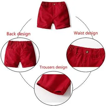 Toddler Baby Boy Shorts Sets Hawaiian Outfit,Infant Kid Floral Short Sleeve Shirt+Shorts Suits (Black, 5X, 5_years)