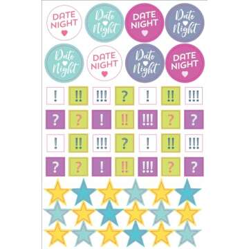 Peter Pauper Planner Stickers Set of 575 for All Ages