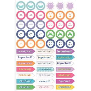 Peter Pauper Planner Stickers Set of 575 for All Ages