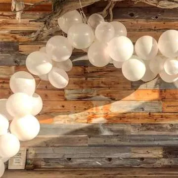 Mr. Pen 54 Pack White Balloons - Perfect for All Celebrations