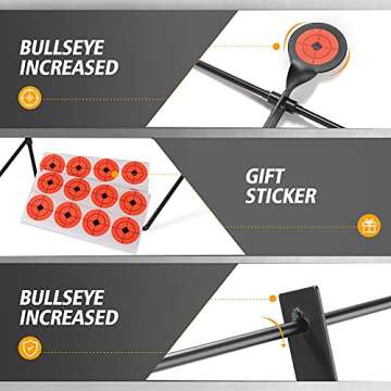 BB Gun Targets for Shooting Outdoor Resetting Shooting Target with Large Size of 2.17 Inch and Heavy...