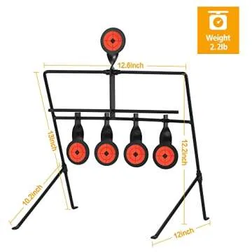 Durable Resetting BB Gun Targets for Outdoor Shooting