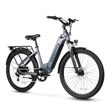 VEEFA X2 Electric Bike for Adults Up to 24Mph Peak 1000W Motor Ebike 27.5” E-Bike 80 Miles Max Ran...