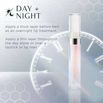 COSMEDIX Lumi Crystal Lumi Crystal Liquid Crystal Lip Hydrator - Plumping Lip Gloss for Women for Plumped, Luscious & Fuller-Looking Lips - Long-Lasting Moisturizing Lip Filler with High-Shine Finish