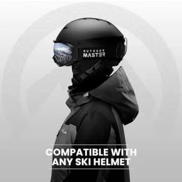 OutdoorMaster OTG Ski Goggles - Perfect for Glasses Wearers