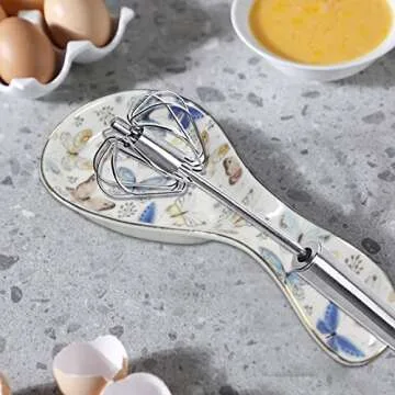 Stylish LEAZUL Ceramic Spoon Rest for Kitchen Decor