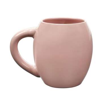 Peanuts You Are So Loved Pink Oval Ceramic Mug