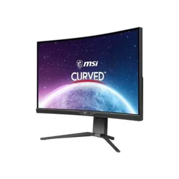 MSI MAG275CQRF QD, 27" Gaming Monitor, 2560 x 1440 (QHD) Rapid VA with Quantum Dot, 1 ms, 170Hz, FreeSync Premium, HDR Ready, 1000R, HDMI, DisplayPort, Tilt and Height Adjustable.,Black