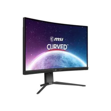 MSI MAG275CQRF QD, 27" Gaming Monitor, 2560 x 1440 (QHD) Rapid VA with Quantum Dot, 1 ms, 170Hz, FreeSync Premium, HDR Ready, 1000R, HDMI, DisplayPort, Tilt and Height Adjustable.,Black