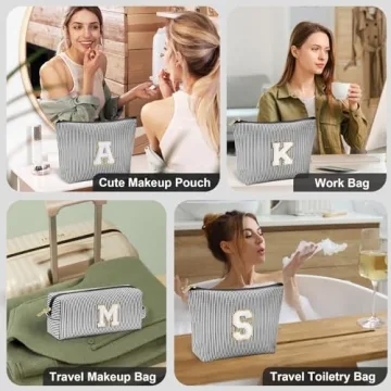 YOOLIFE Personalized Makeup Bag for Women