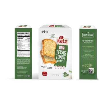 Katz Gluten Free Texas Toast, Dairy Free, Nut Free, Soy Free, Gluten Free | Kosher. 4 Texas Toast 7....