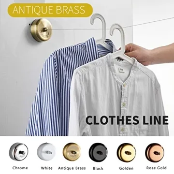 BESy Adjustable Stainless Steel Clothesline 9.2 Feet