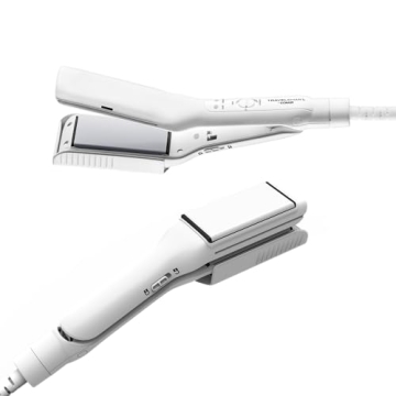 Conair Travel Iron 2-in-1, Travel Flat Iron for Clothes and Hair Straightener, Ceramic Technology, D...