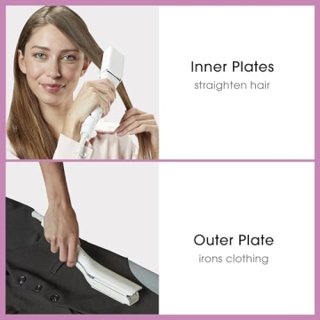 Conair 2-in-1 Travel Flat Iron & Clothing Iron for All