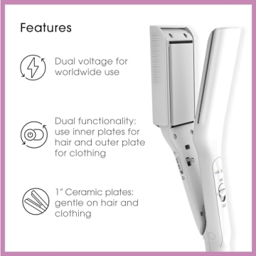 Conair 2-in-1 Travel Flat Iron & Clothing Iron for All