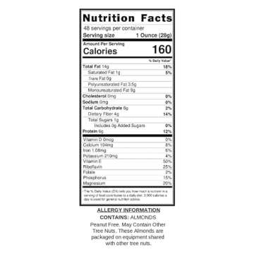 Wild Soil Terra Preta Almonds – Eco-Farmed High Protein Nuts