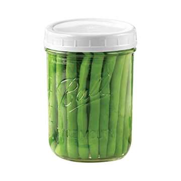 Ball Storage Caps 8-Count Regular Mouth Jar & 8-Count Wide Mouth Jar Combo (16-Caps Total)
