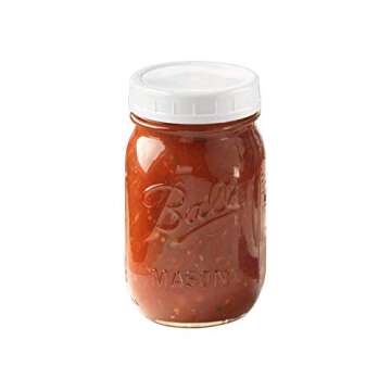 Ball Storage Caps 8-Count Regular Mouth Jar & 8-Count Wide Mouth Jar Combo (16-Caps Total)