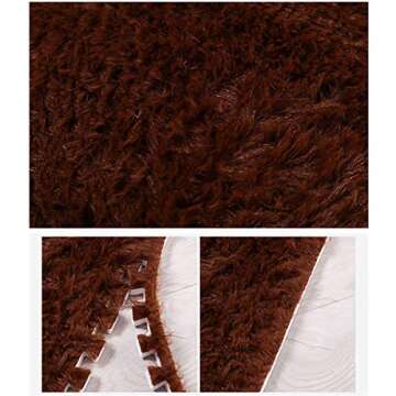 LKXHarleya 16pcs Interlocking Foam Mats, Fluffy Carpet Tiles Plush Area Rug Interlocking Floor Tiles Soft Baby Playmat Puzzle Floor Mat, Grey