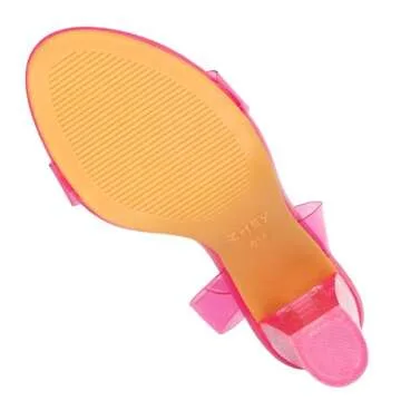 Stylish ZriEy Clear Block Chunky Heels for Women