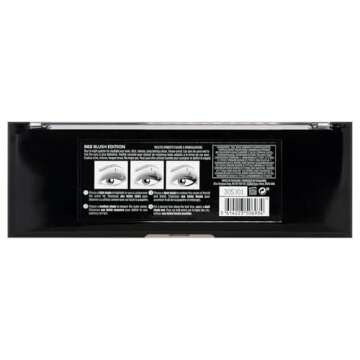 Rimmel London Magnif'Eyes Eyeshadow Palette, 12 Shades, Blendable Formula, Versatile, 002, Blush, 0.5oz