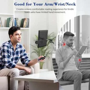 Smanu RF Remote Control Page Turner for Kindle Paperwhite Oasis Scribe Kobo,Clicker Page Turner Kindle Accessories for iPhone,iPad, Android Tablets Reading Novels,Camera Video Record&Shutter Selfie