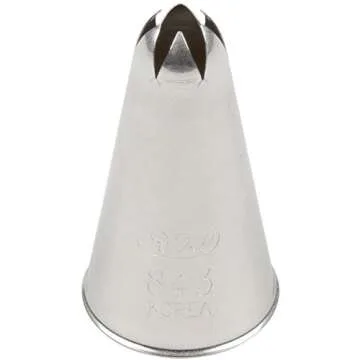 Ateco #843 Closed Star Pastry Tip - Perfect for Baking Enthusiasts