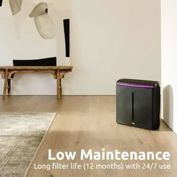 Rabbit Air, A3 SPA-1000N Air Purifiers for Home, Ultra Quiet HEPA Air Purifier - Wall Mountable Air Purifiers for Home Large Room, Allergies, Dust, Mold, Smoke & VOCs - (White, Pet Allergy Filter)