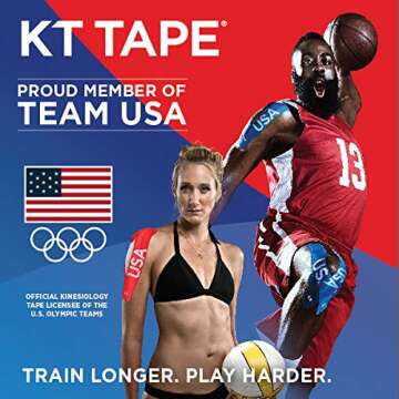 KT Tape PRO Extreme USA Kinesiology Sports Tape, Roll of 20 Precut 10-Inch X 2-Inch I-Strips in Rese...
