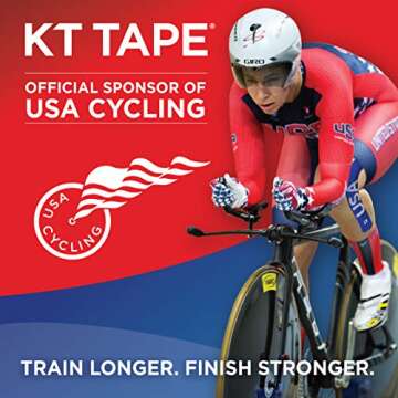 KT Tape PRO Extreme USA Kinesiology Sports Tape, Roll of 20 Precut 10-Inch X 2-Inch I-Strips in Resealable Plastic Case, US Olympic Team Edition, USA Blue