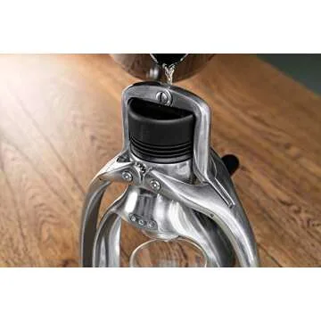 ROK EspressoGC Manual Espresso Maker - Portable Hand Powered Espresso Machine with Stainless Steel Portafilter, Ideal for Quick Coffee, Travel, Camping, and Home Use