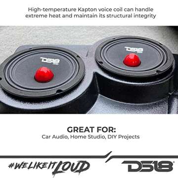 DS18 PRO-GM6B Loudspeaker - 6.5" Midrange Speaker